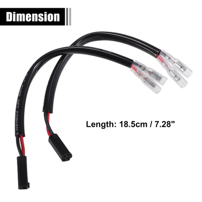 Set of 4 Turn Signal Wiring Adapter Connectors for Suzuki