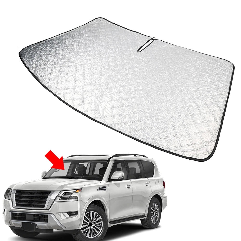 Foldable Windshield Sun Shade for Nissan Armada (2017–2024)