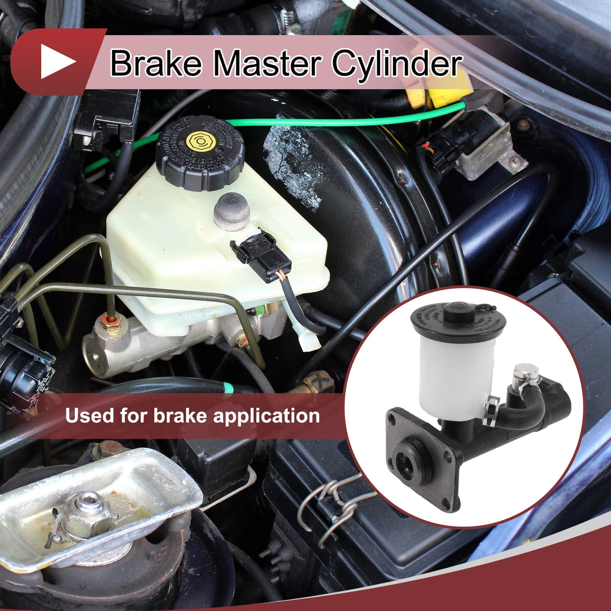 Brake Master Cylinder With Reservoir Replacement for Toyota Pickup (1981–1988)