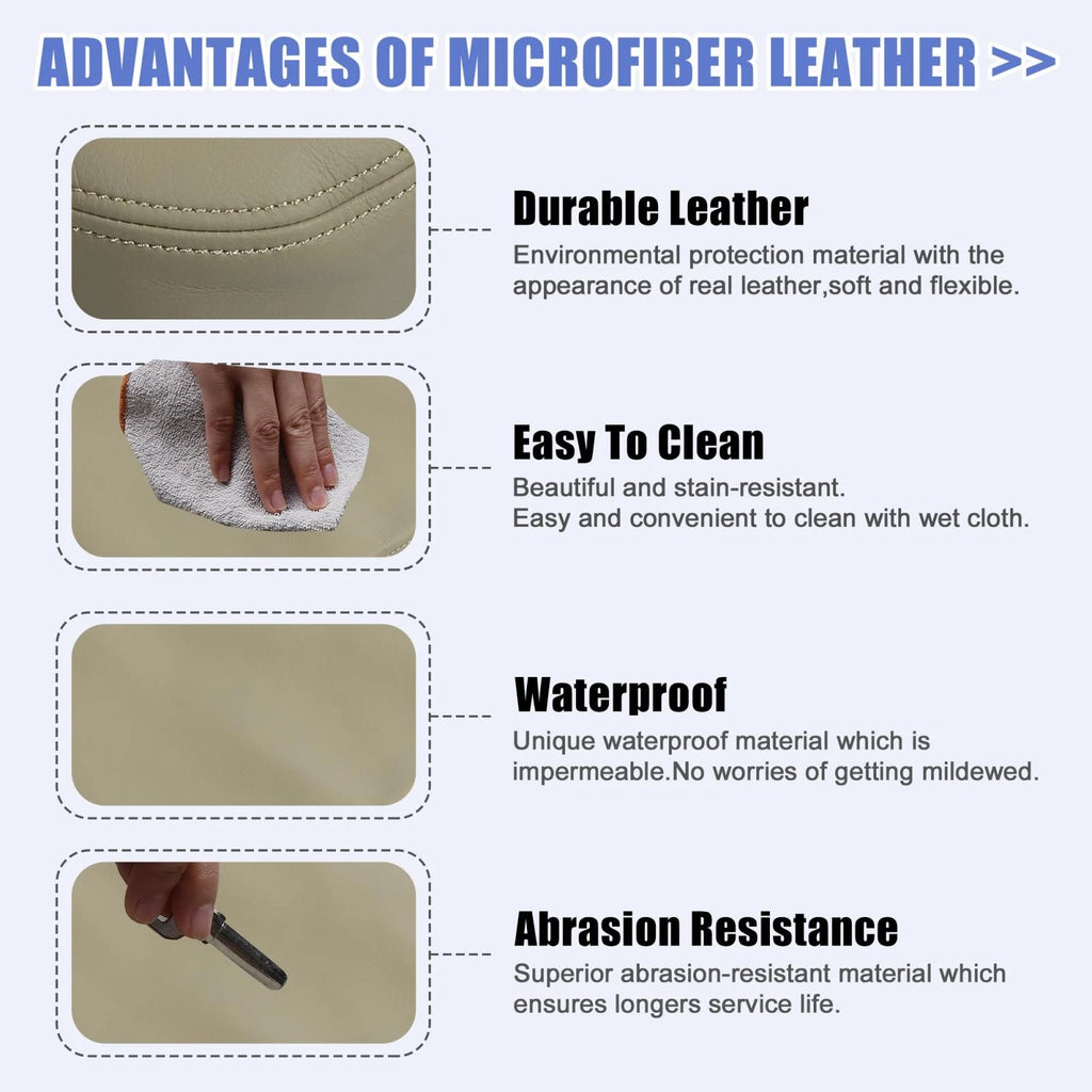 Center Console Front Door Armrest Cover Pad Replacement for Honda Pilot (2009–2015)