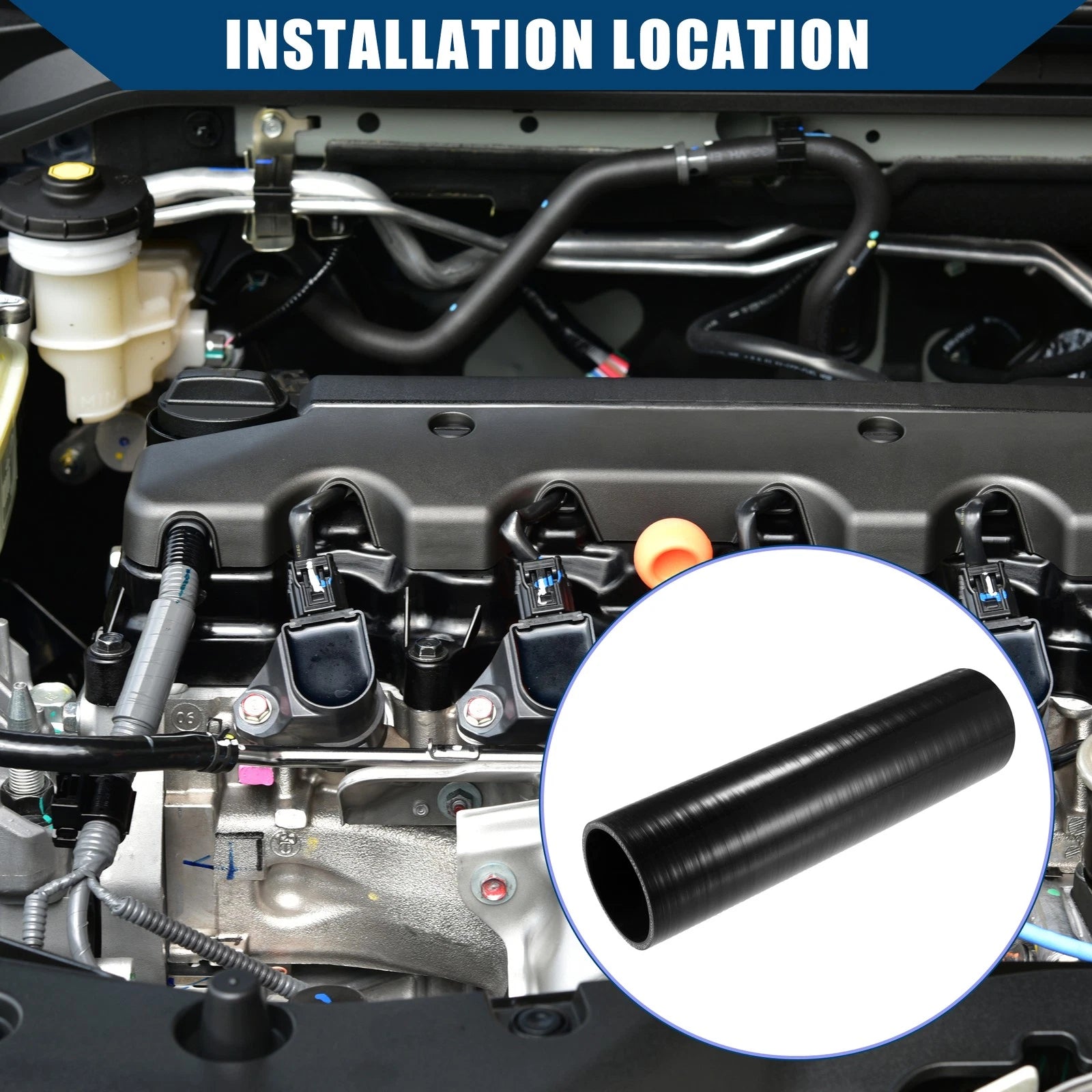 Silicone Intercooler Hose Coupler 3" ID for Universal Applications