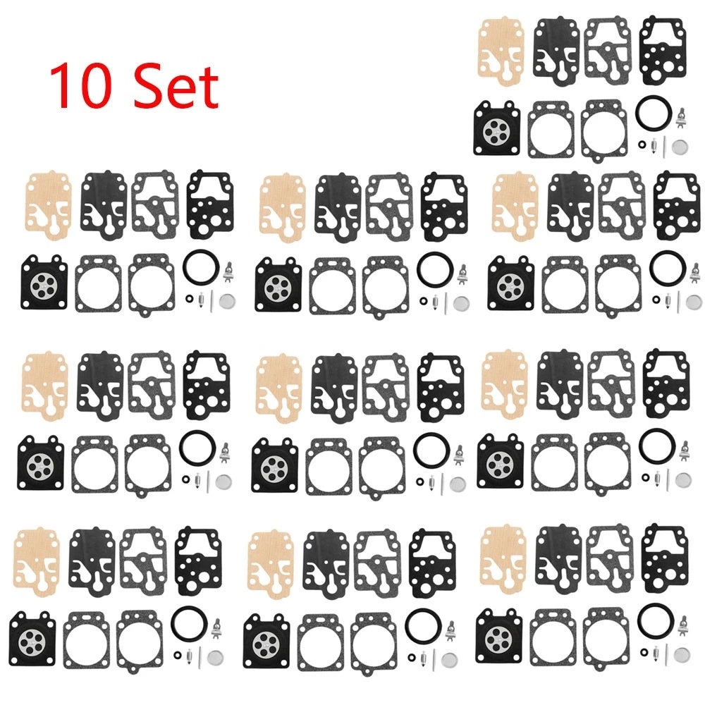 Set of 10 Carburetor Gasket Kit for Honda GX25 GX35 (K20-WYJ K10-WYB)