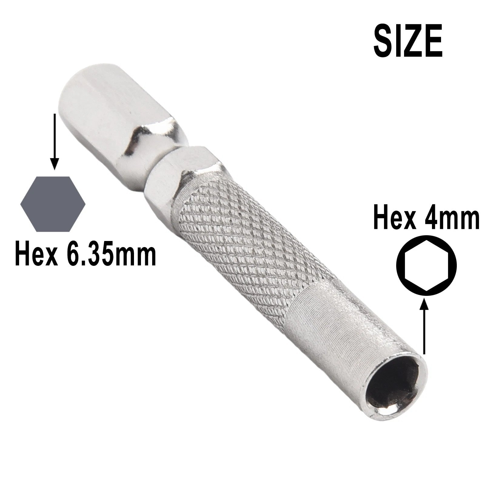Hex Insert Bit Adapter for Precision Tools (6mm, 35mm)