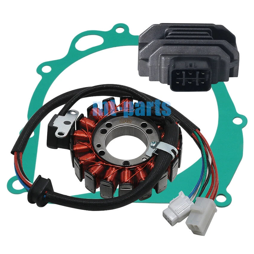 Stator Coil + Regulator Rectifier + Gasket for Arctic Cat DVX400 (2004–2008)