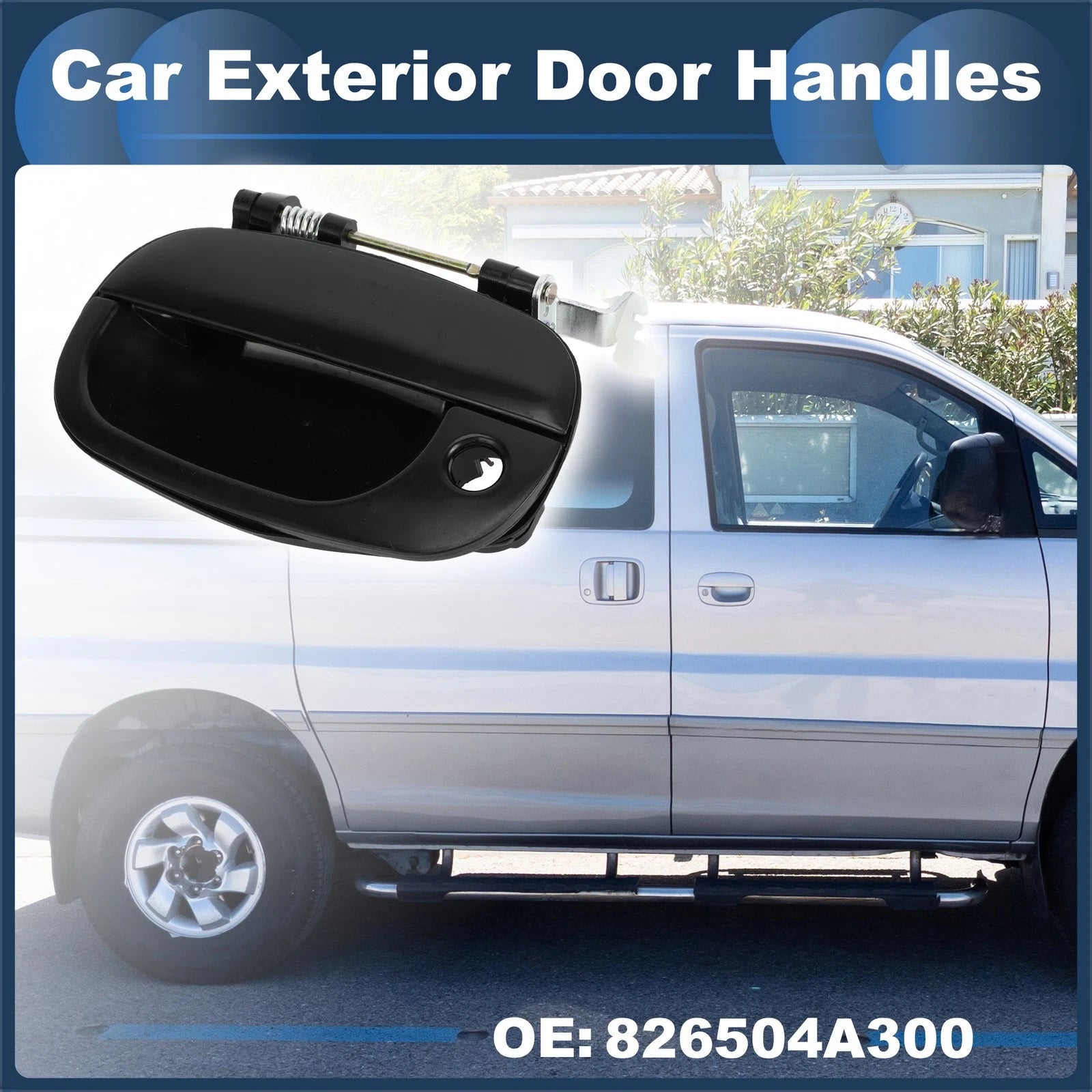 Exterior Door Handle Front Left Replacement for Hyundai H1 Starex (1998–2007)