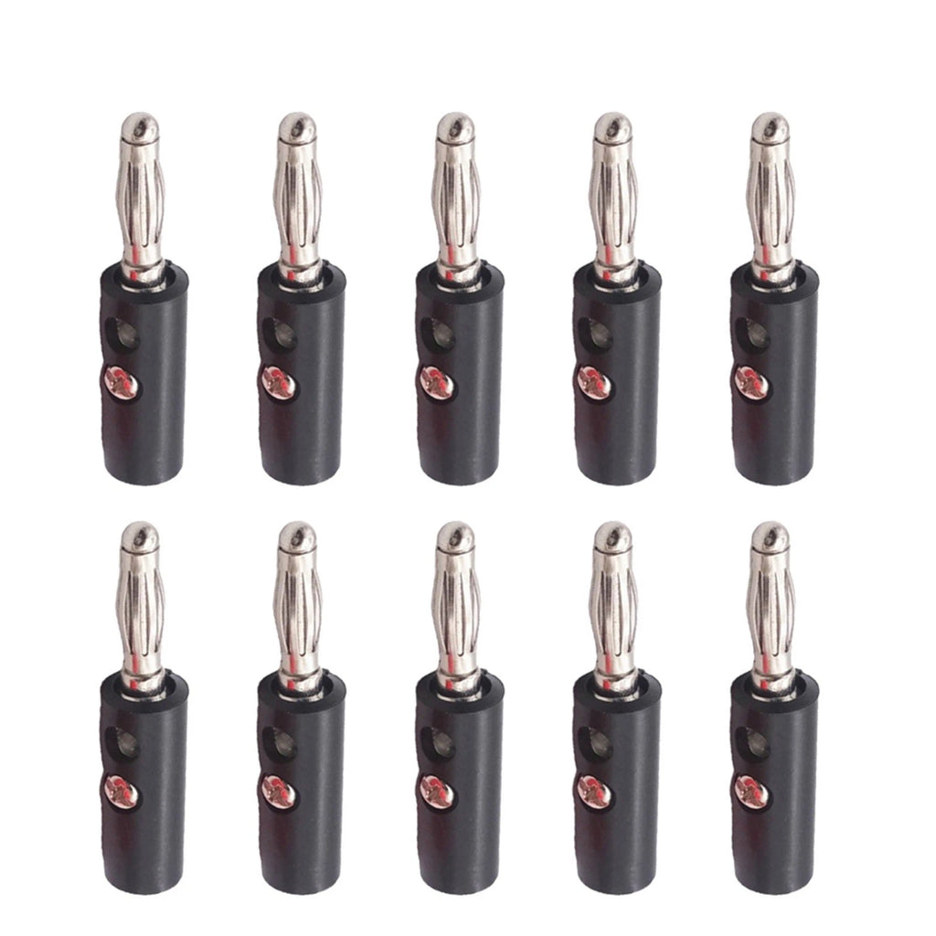 4X Nickel Plating Audio Speaker Fixed Connectors for