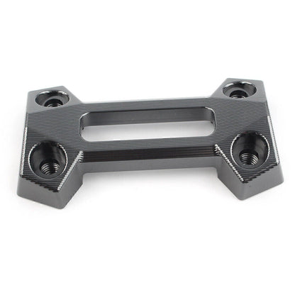 HandleBar Fat Bar Riser Mount Clamp Top Cover Fit Kawasaki Z900 17 - 22 titanium