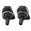 2X Wiper Jet Spray Nozzle for - ABS Plastic Black