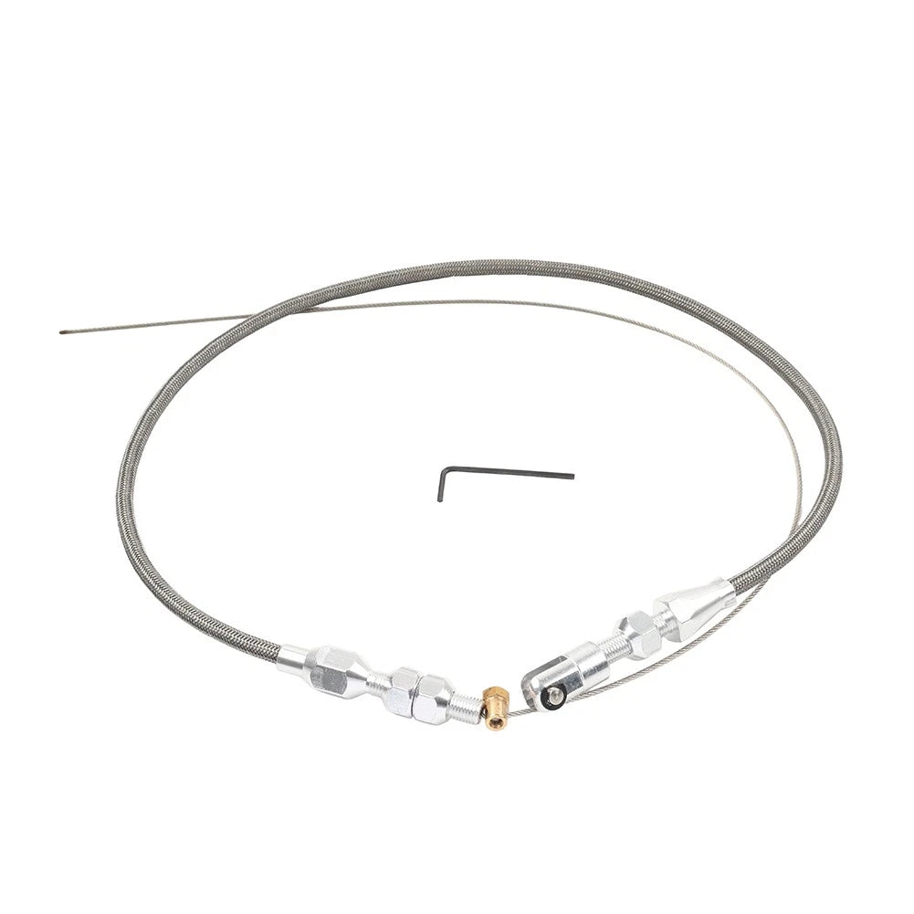 Conversion Braided Throttle Cable Kit For Chevy LS1 Engine 4.8L 5.3L 97-07