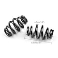 Solo Seat Mount Spring for Chopper Bobber (Custom Round, Black)
