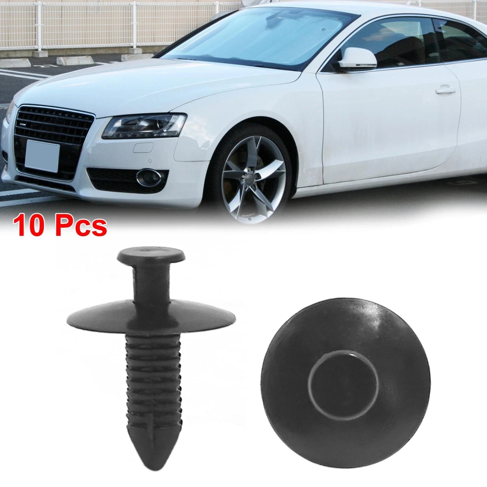 10 Pcs 6mm Hole Push Rivet Retainer Fastener for BMW Bumper (2000–2025)