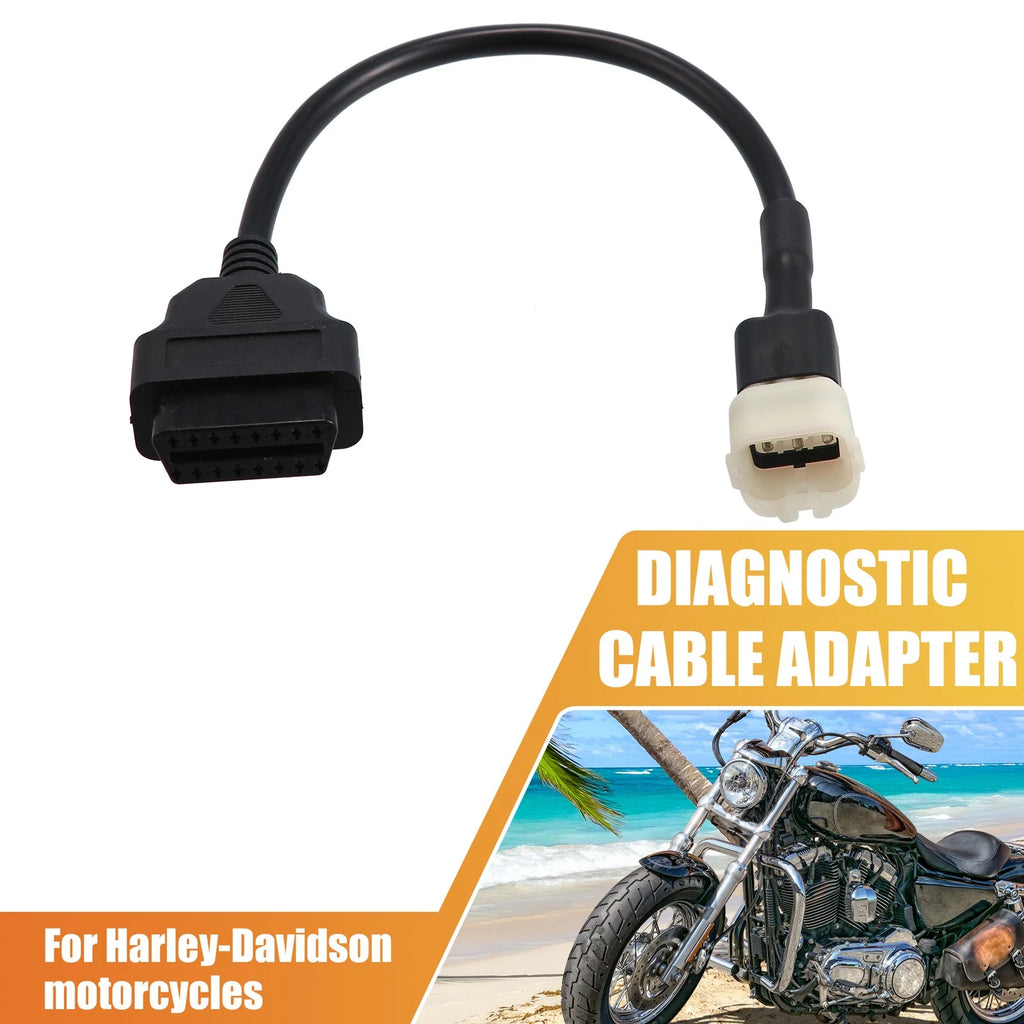 OBD2 Diagnostic Adapter Cable 6 Pin for Motorcycle Universal (2000–2020)