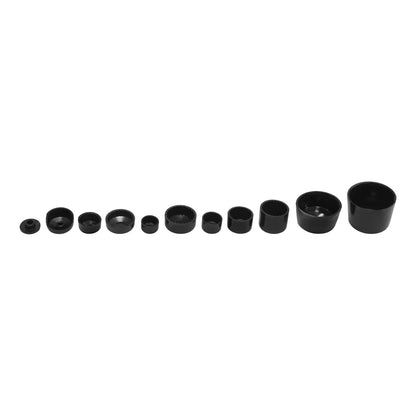 Black Bolt Toppers Caps Cover Kit for Harley Davidson Softail (1984–2006)
