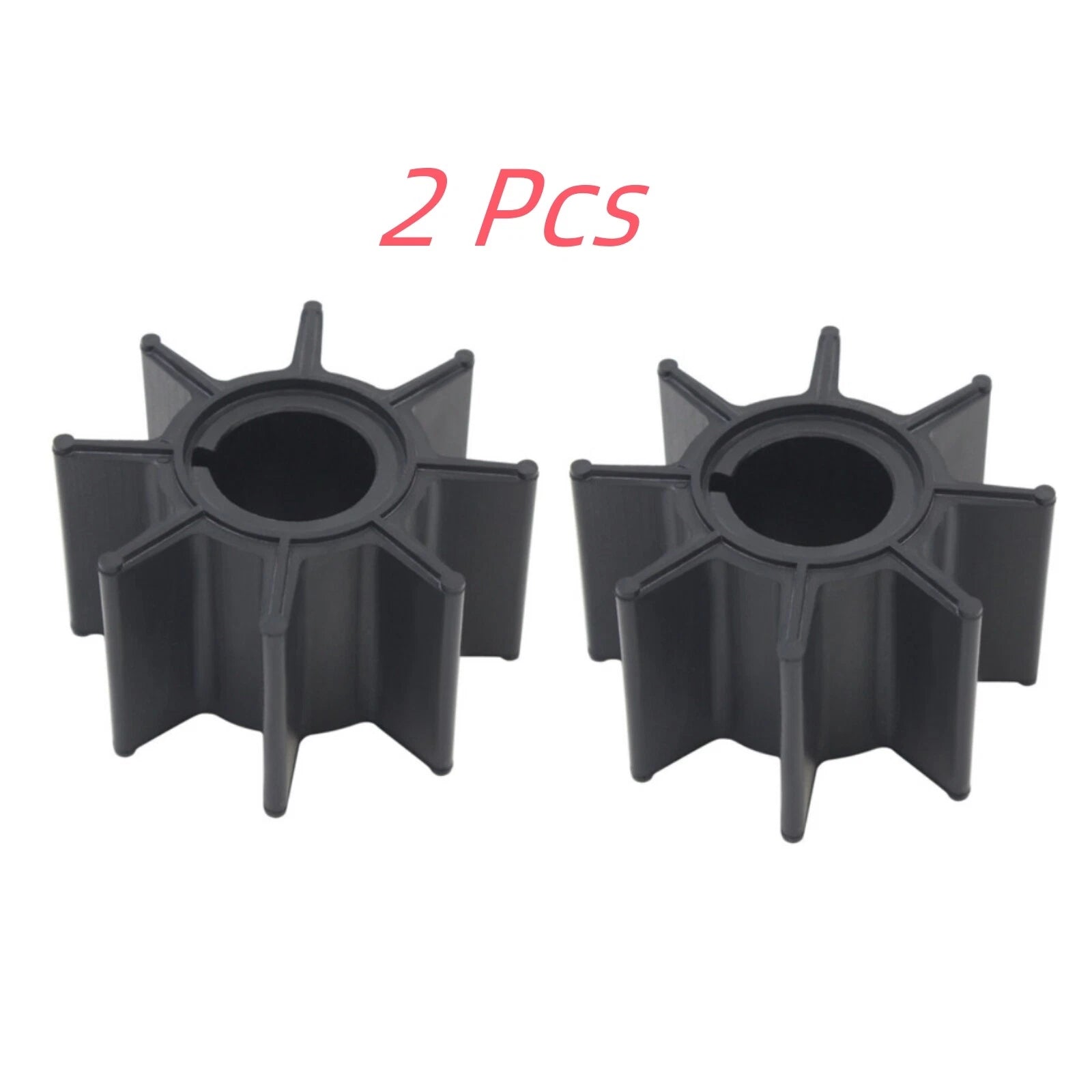 2Pcs Water Pump Impeller 334-65021-0 for Tohatsu Nissan Outboard (9.9–20 HP)