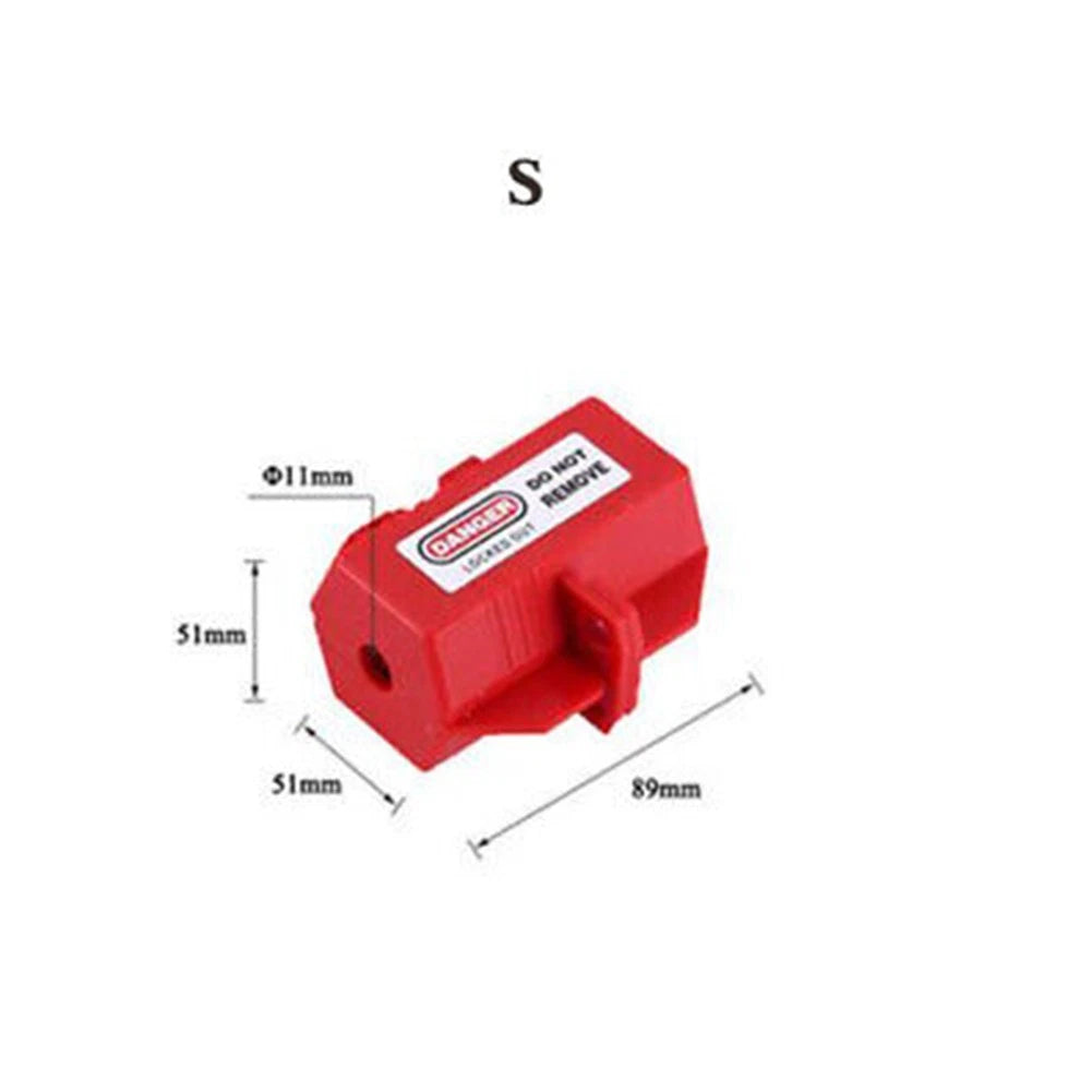 Plastic Tag Out Device for Safety-Tools Electrical Plug-Lockout Box