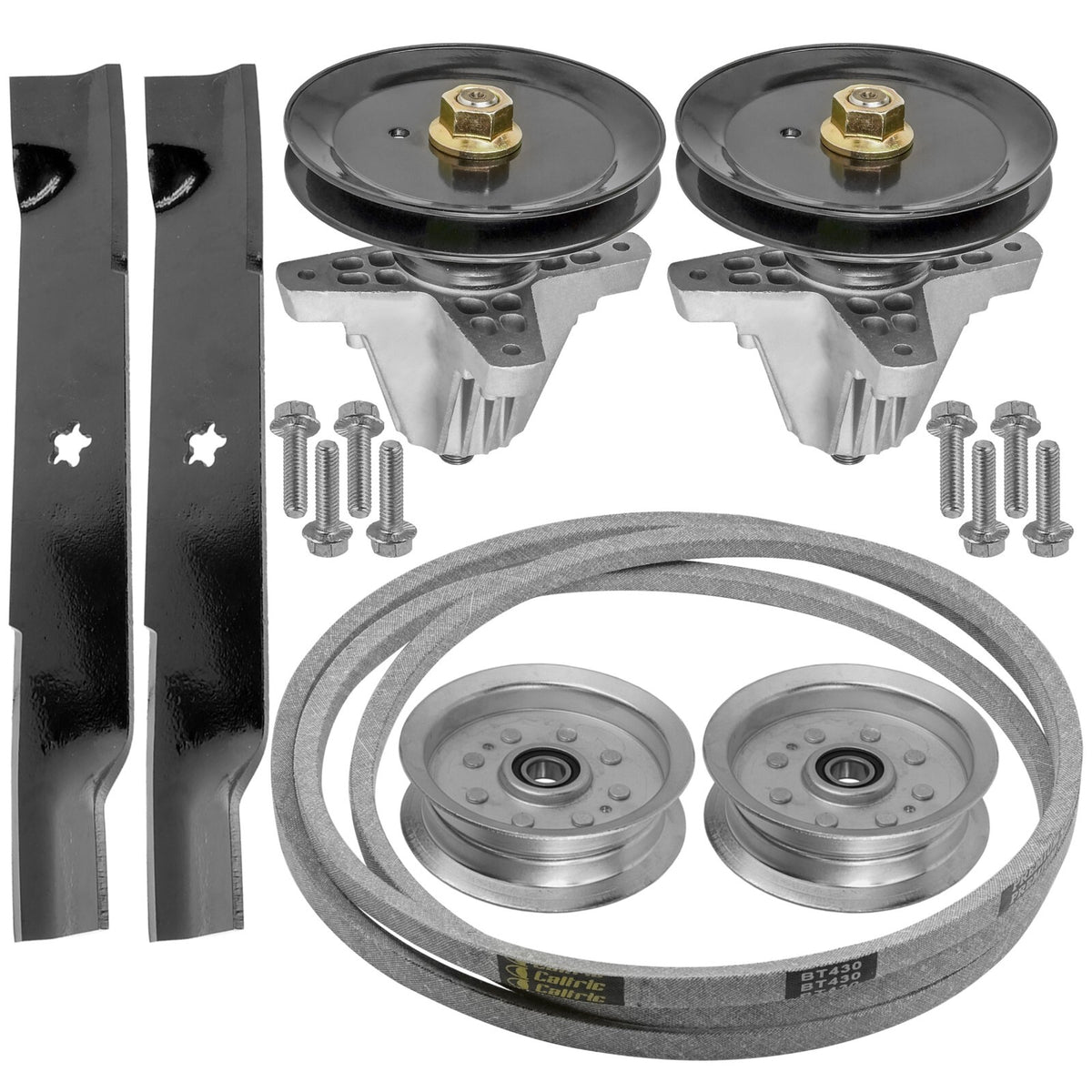 Spindle Assembly with Pulley and Belt for Cub Cadet XT1 LT42 (2018–2021)