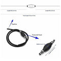 3/8" Fuel Hose Line Assembly with Primer Bulb for Marine Outboard Motors