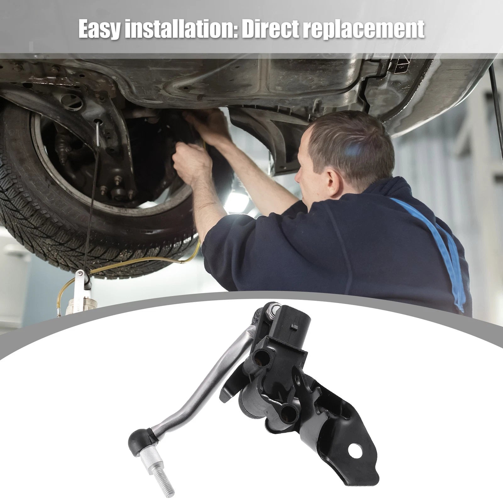 Ride Height Level Sensor Front Left OEM Replacement for Audi A4 (2009–2016)