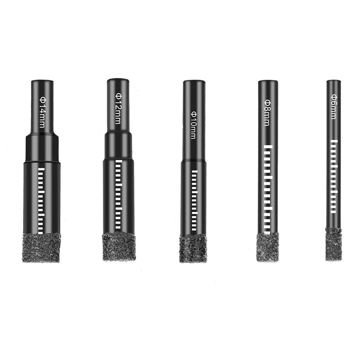 Diamond Drill Bits for Porcelain Granite Tile Ceramic (Set of 5)