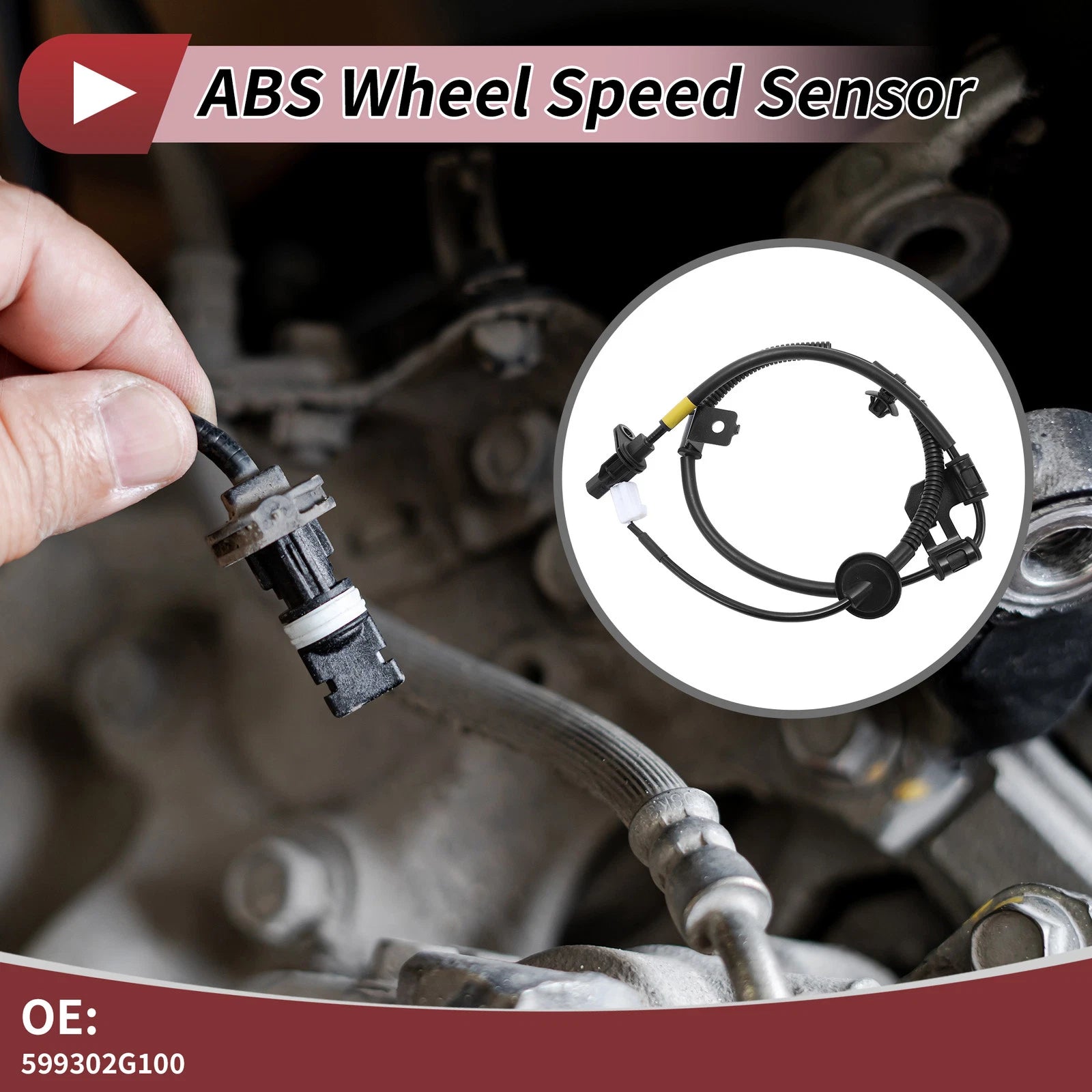 ABS Wheel Speed Sensor No. 599302G100 for KIA Magentis (2007–2010)