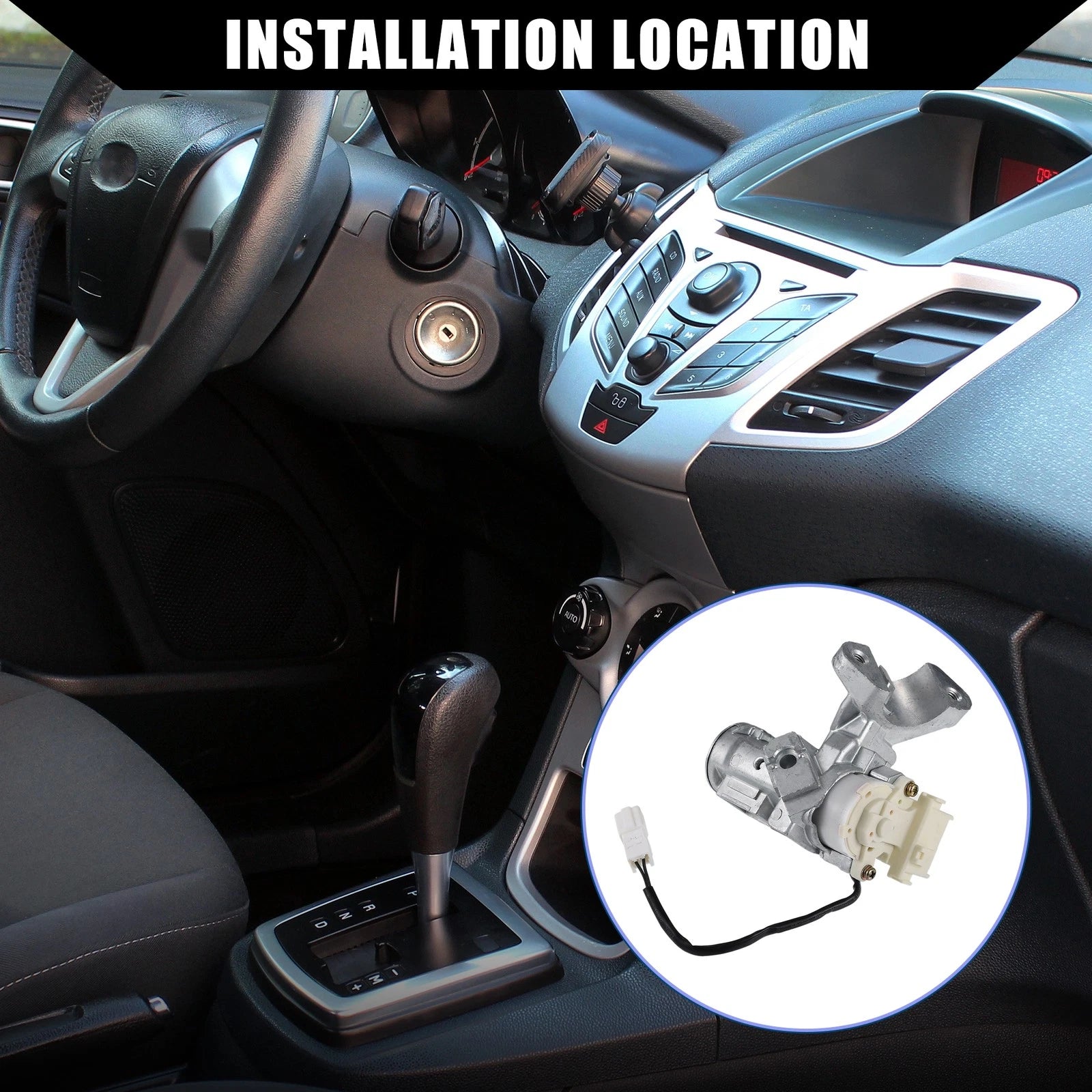 Ignition Switch Lock Cylinder Assembly Replacement for Toyota Camry (2002–2006)
