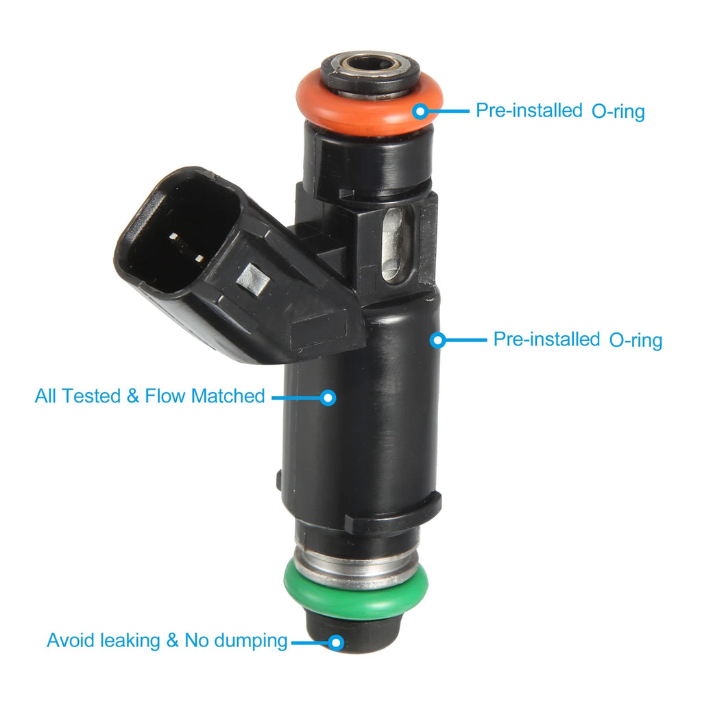 Fuel Injector Set 8pcs Replacement for Chevy Silverado 1500 (2002–2006)