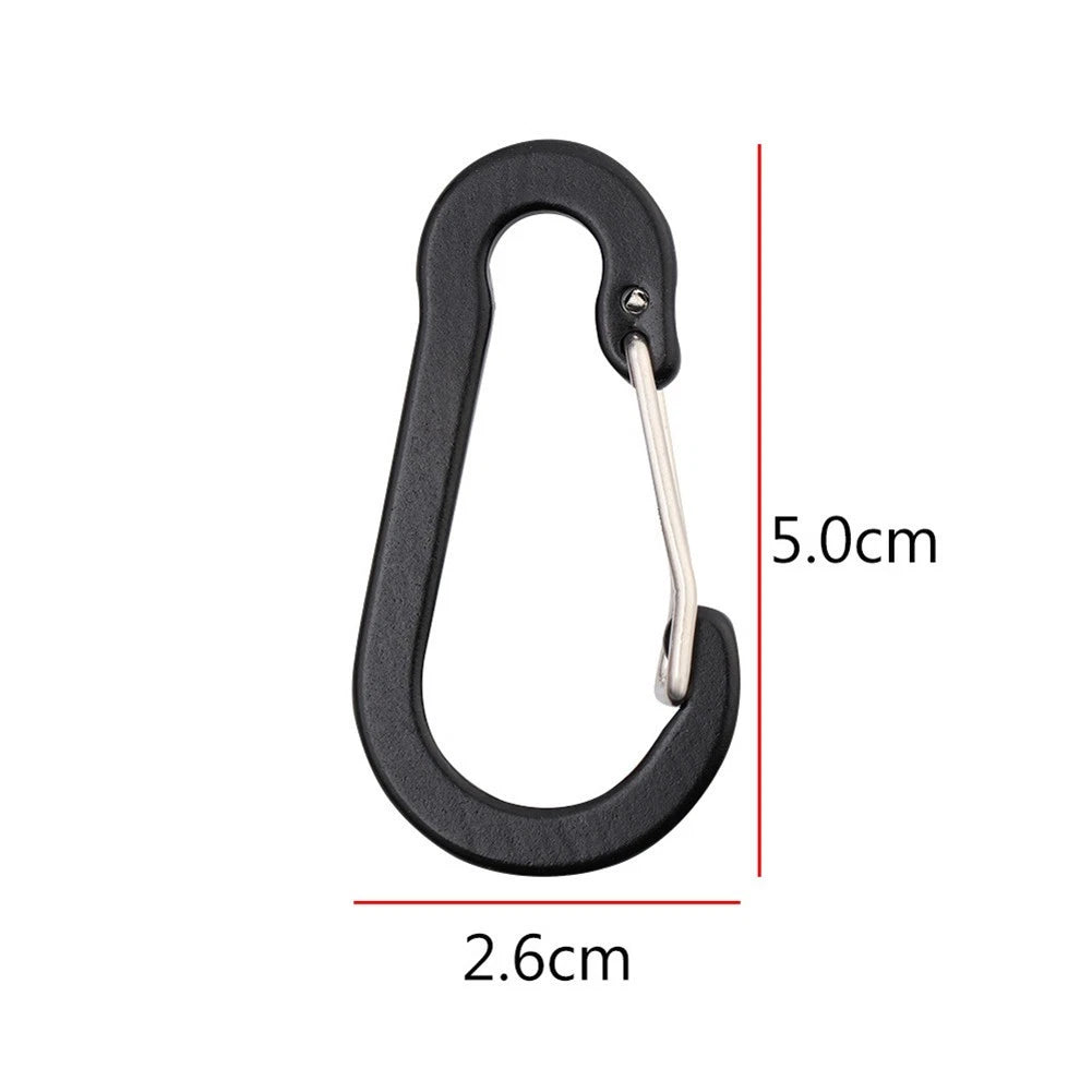 Lightweight Aluminum Carabiner Clips for Universal Use