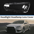 Headlight Lens Cover Front Left Replacement for Mitsubishi Lancer (2008–2016)