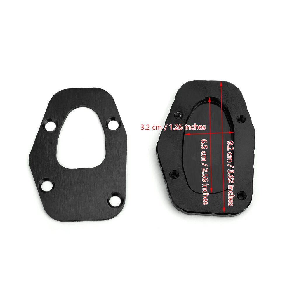 Kickstand Sidestand Enlarged Plate Pad for Yamaha Niken/GT (2019–2020) Black