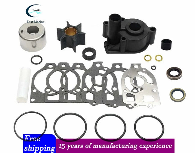 Water Pump Kit with Oil Seal for Mercury V6 150-225 HP (1990–2005) 46-96148A5