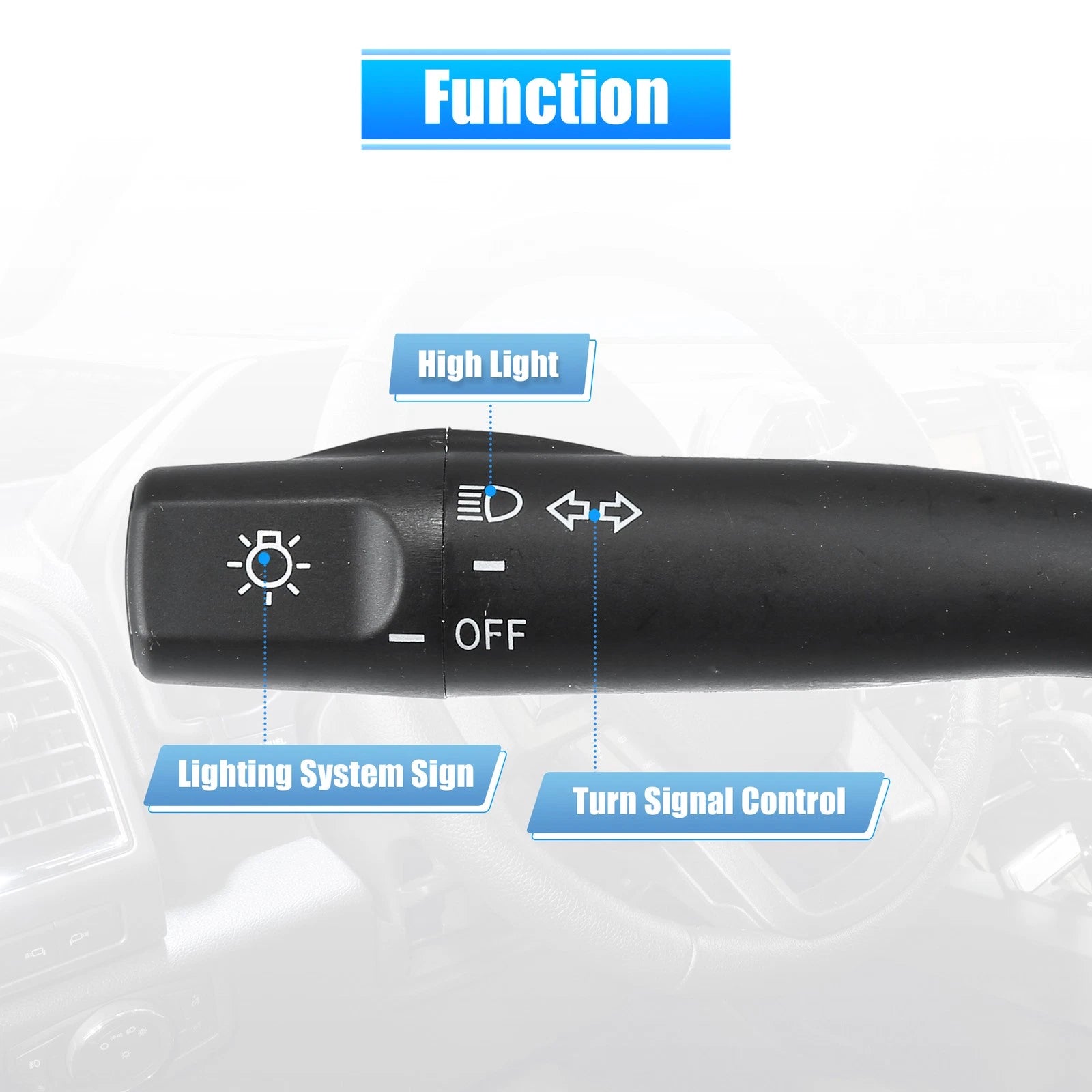 Multifunction Turn Signal Switch Replacement for Toyota Corolla Tacoma RAV4 (2001–2023)