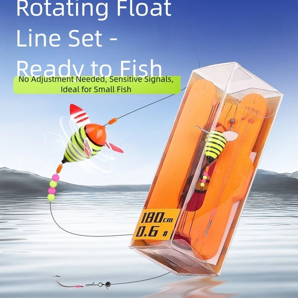 Fishing Float and Tackle Set for Small Fish (Adjustable Depth)