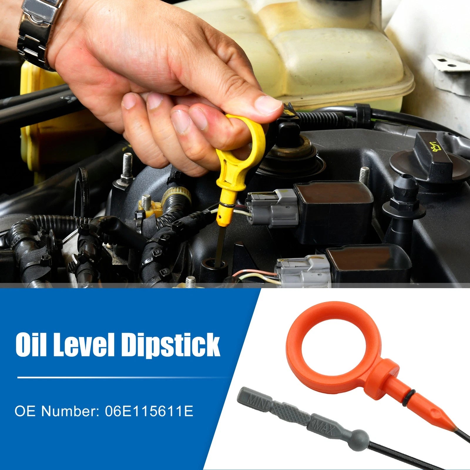 Engine Oil Dipstick Replacement for Audi A4 3.2L V6 (2005–2009)