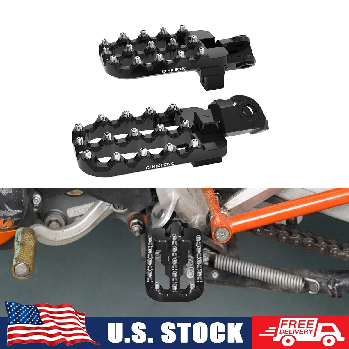 Foot Pegs for KTM 790 890 Adventure/R (2019–2024)