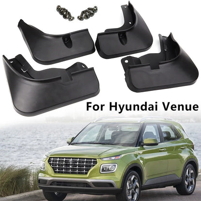 Set of 4 Mudguards for Hyundai Venue (2019–2023)