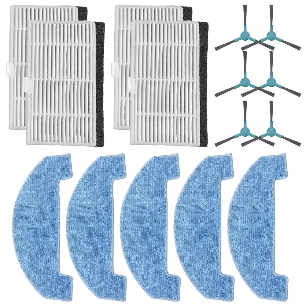Comprehensive Mop Cloths & Side Brushes for Honor Choice Robot Cleaner M1
