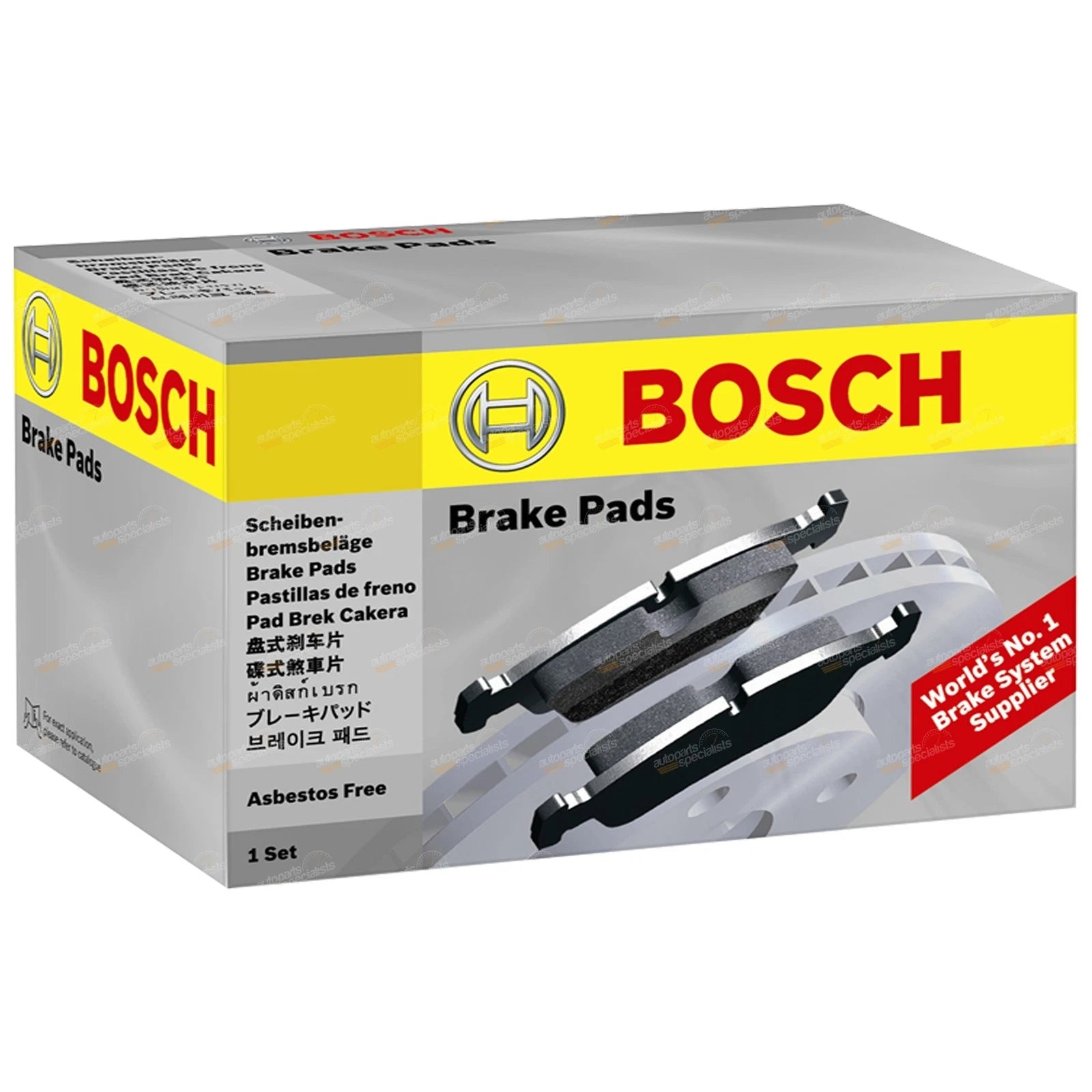 Front Disc Brake Pads Set for Mazda 929 (1991–1998)