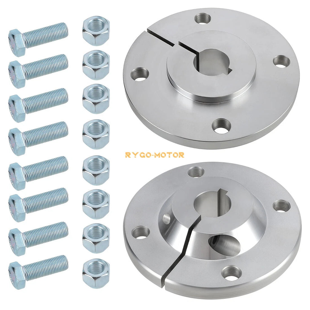 Set of 2 Rear Axle Aluminum Wheel Hubs for