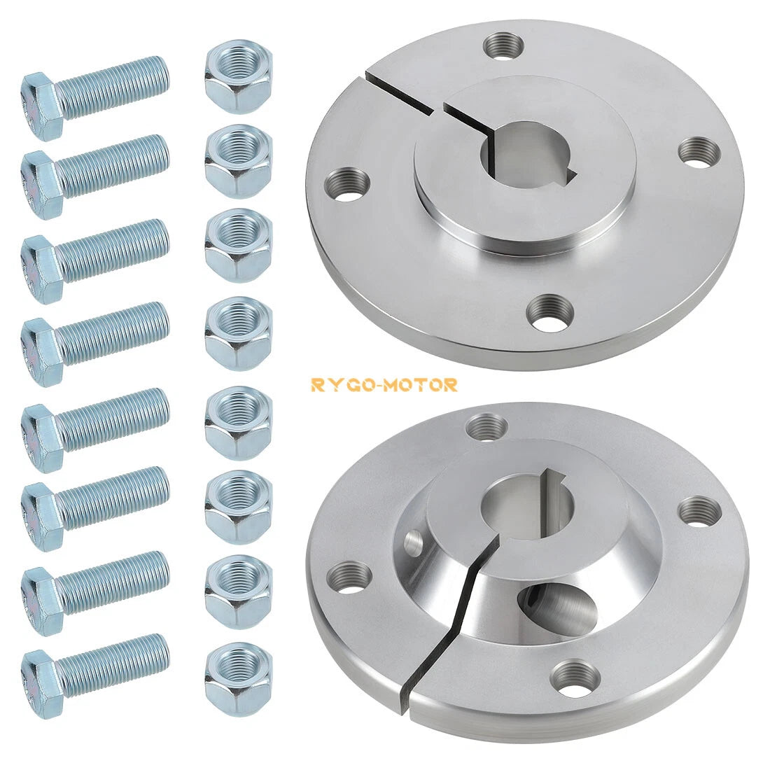 Set of 2 Rear Axle Aluminum Wheel Hubs for