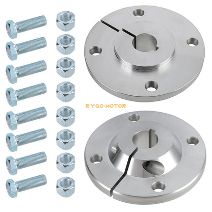 Set of 2 Rear Axle Aluminum Wheel Hubs for