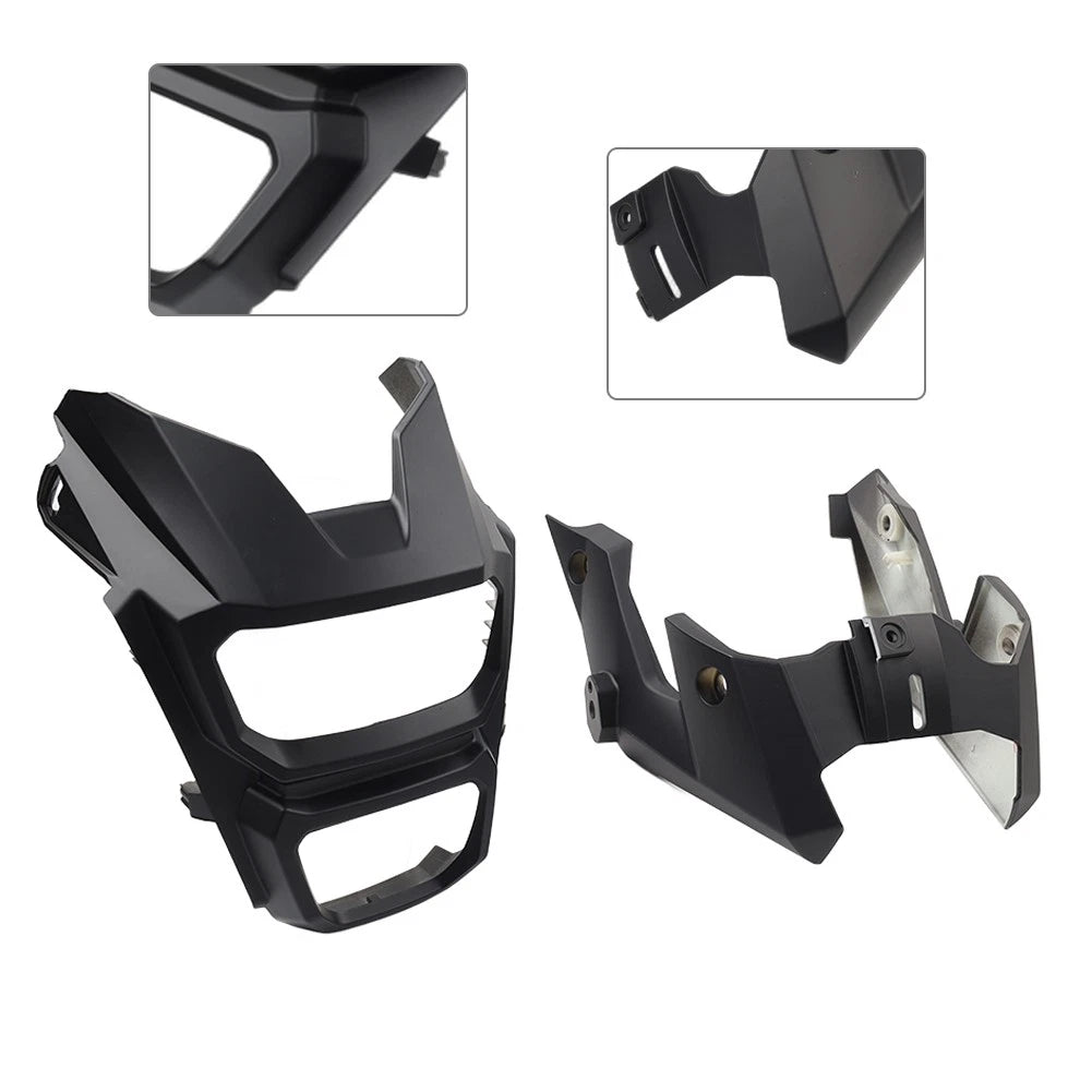 Matte Black Headlight Lamp Guard Side Cover for Honda MSX125 Grom (2016–2018)