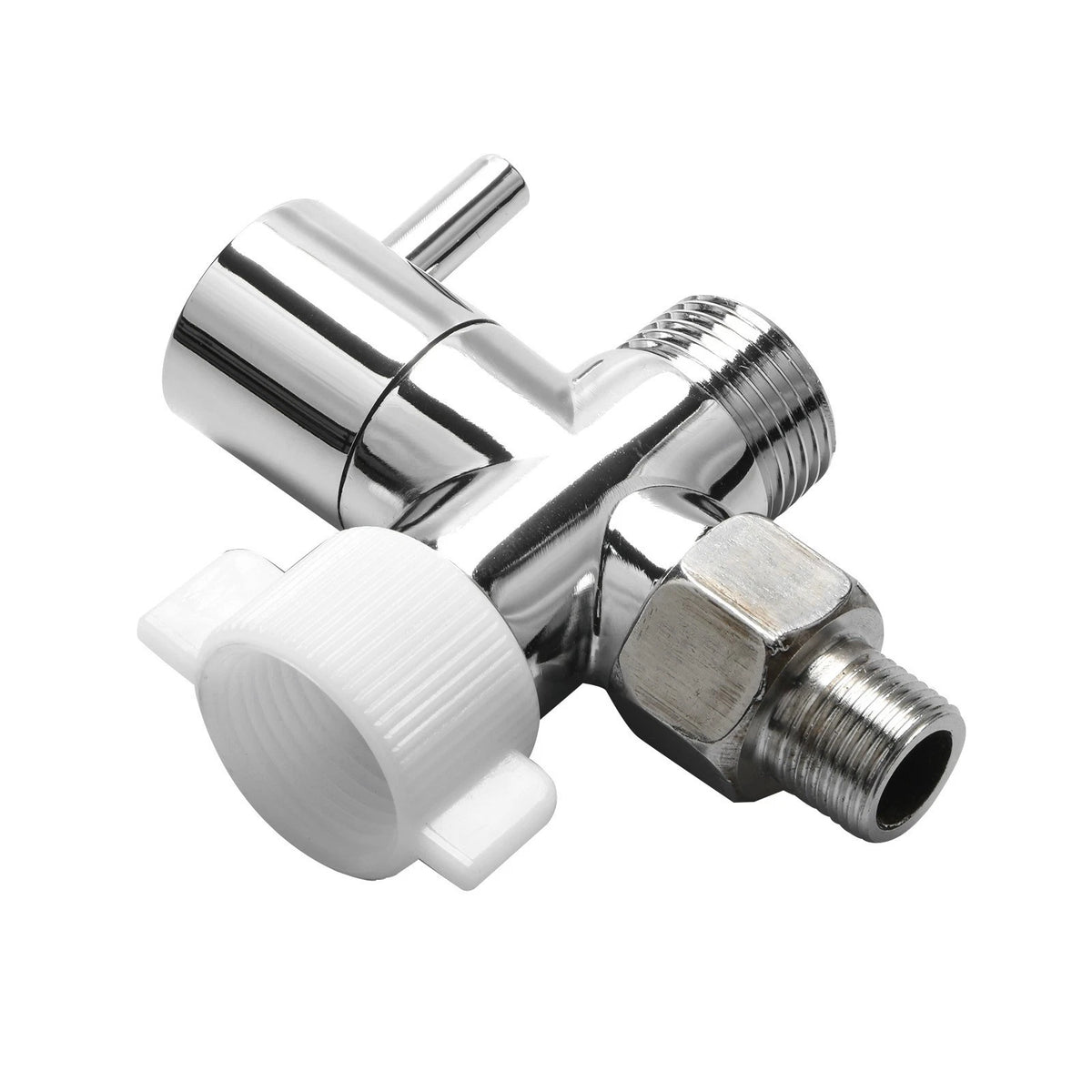 3-Way T Adapter Valve for Bidet Sprayer 90° 7/8"