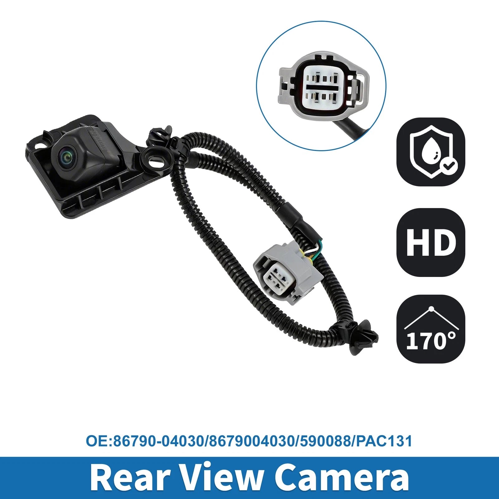 Rear View Backup Camera Replacement for Toyota Tacoma 2016–2017