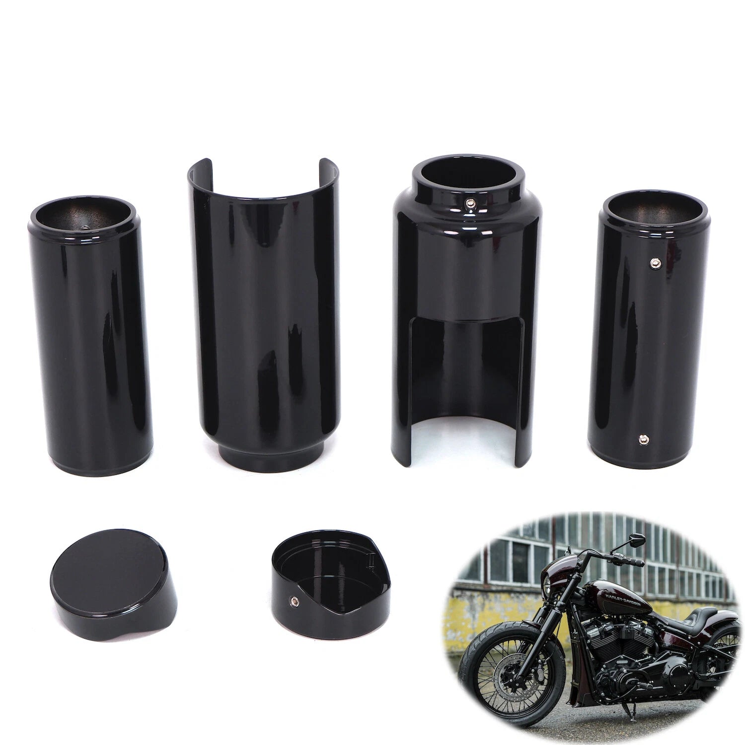Fork Boot Set for Harley Softail Breakout FXBR FXBRS (2018–2023)