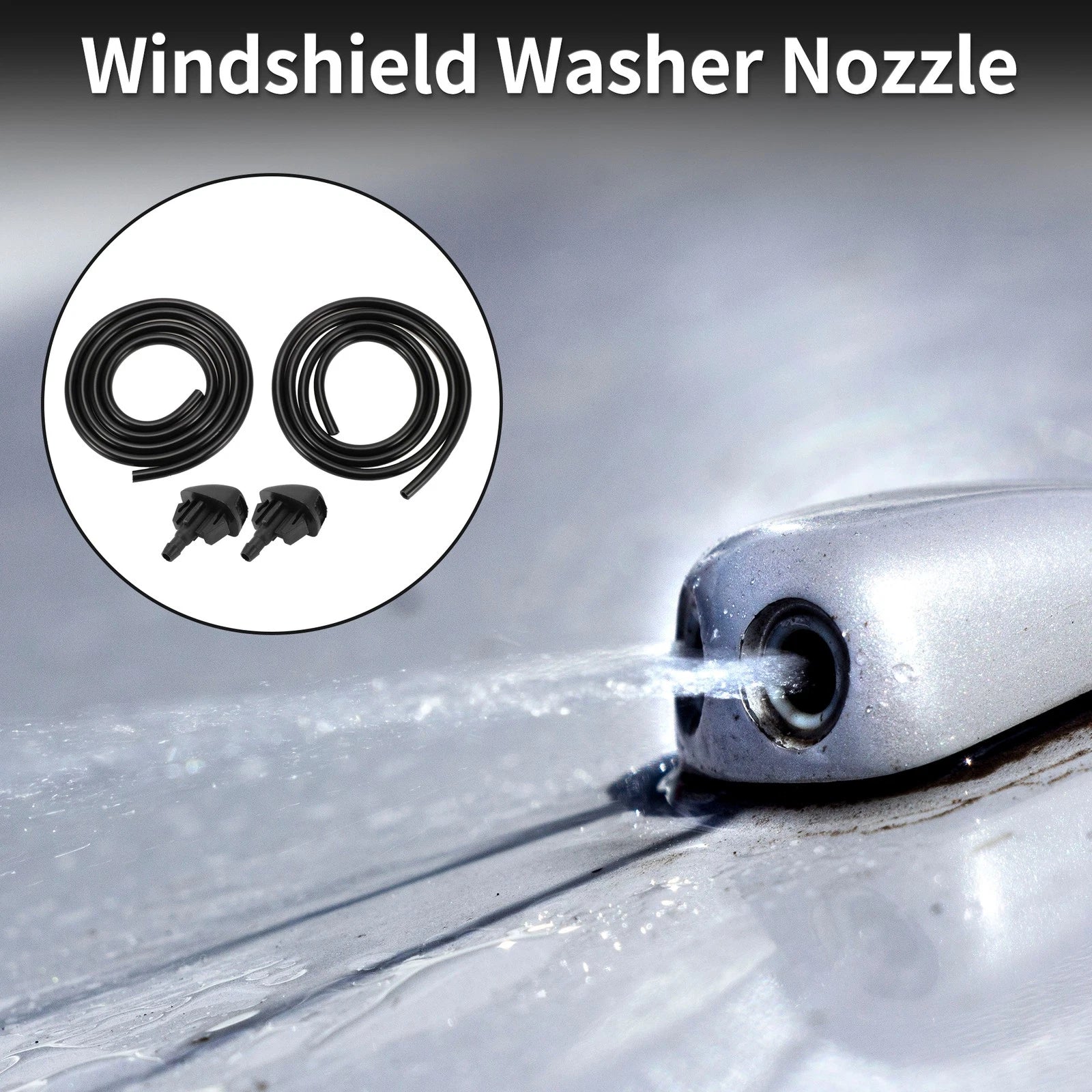 Windshield Washer Nozzle With Fluid Hose for Toyota (2010–2019)