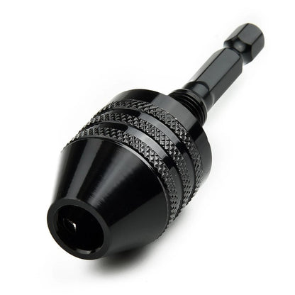 1/4 Keyless Chuck Conversion Hex Shank Adapter for Drill Bit Quick Change