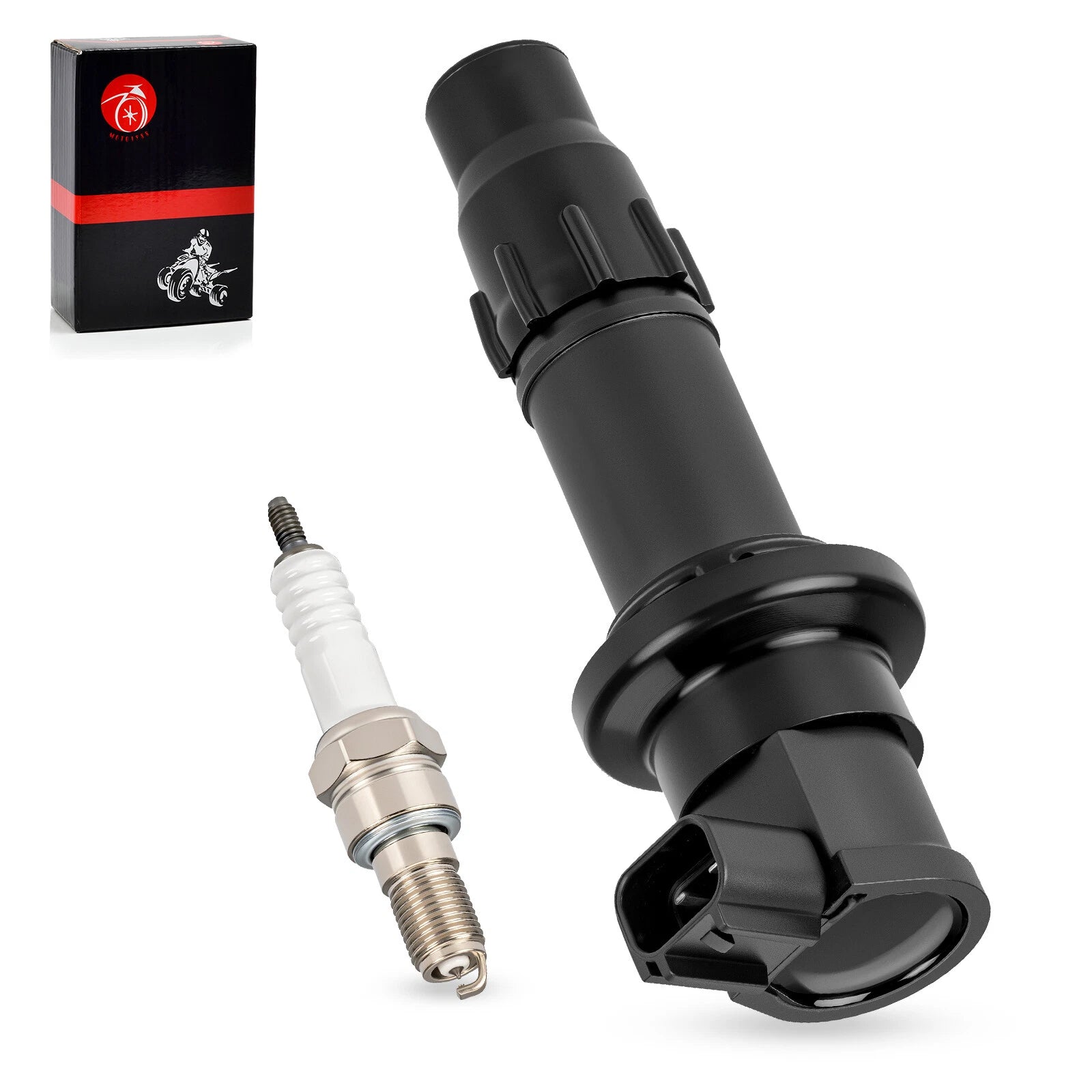 Iridium Spark Plug Ignition Stick Coil for Honda CRF250R (2004), CRF250X (2004–2017)