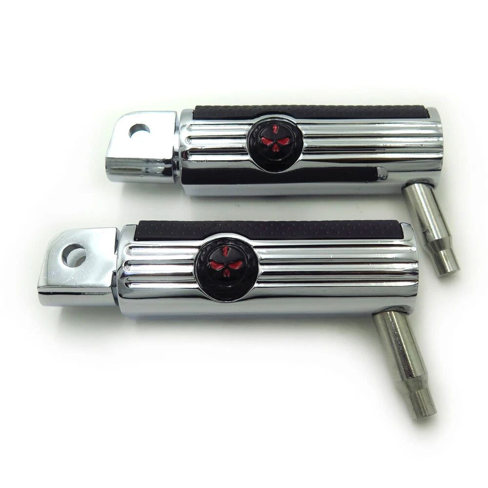 Chrome Footpegs for Honda Interceptor VFR800 (2000–2009)