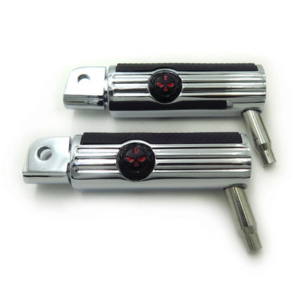 Chrome Footpegs for Honda Interceptor VFR800 (2000–2009)