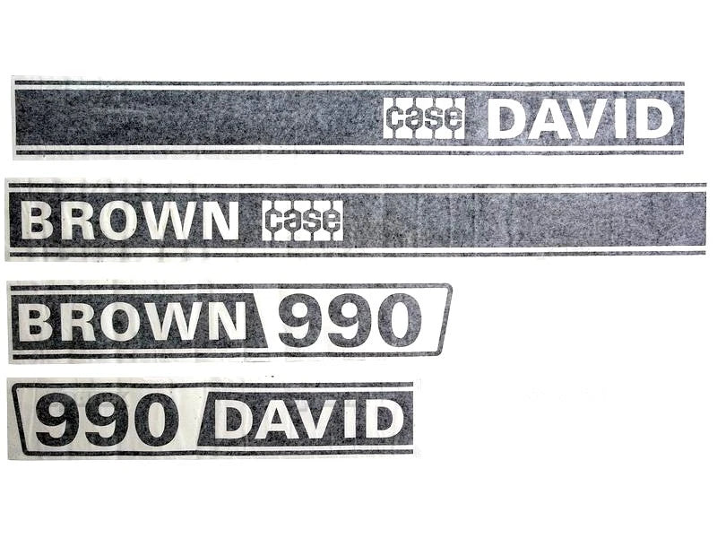 Decal Set for David Brown 990 Tractors
